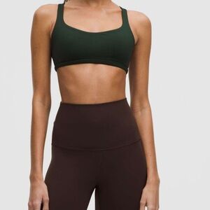 Lululemon Free to Be Bra
Wild, A/B Cup - Rainforest Green